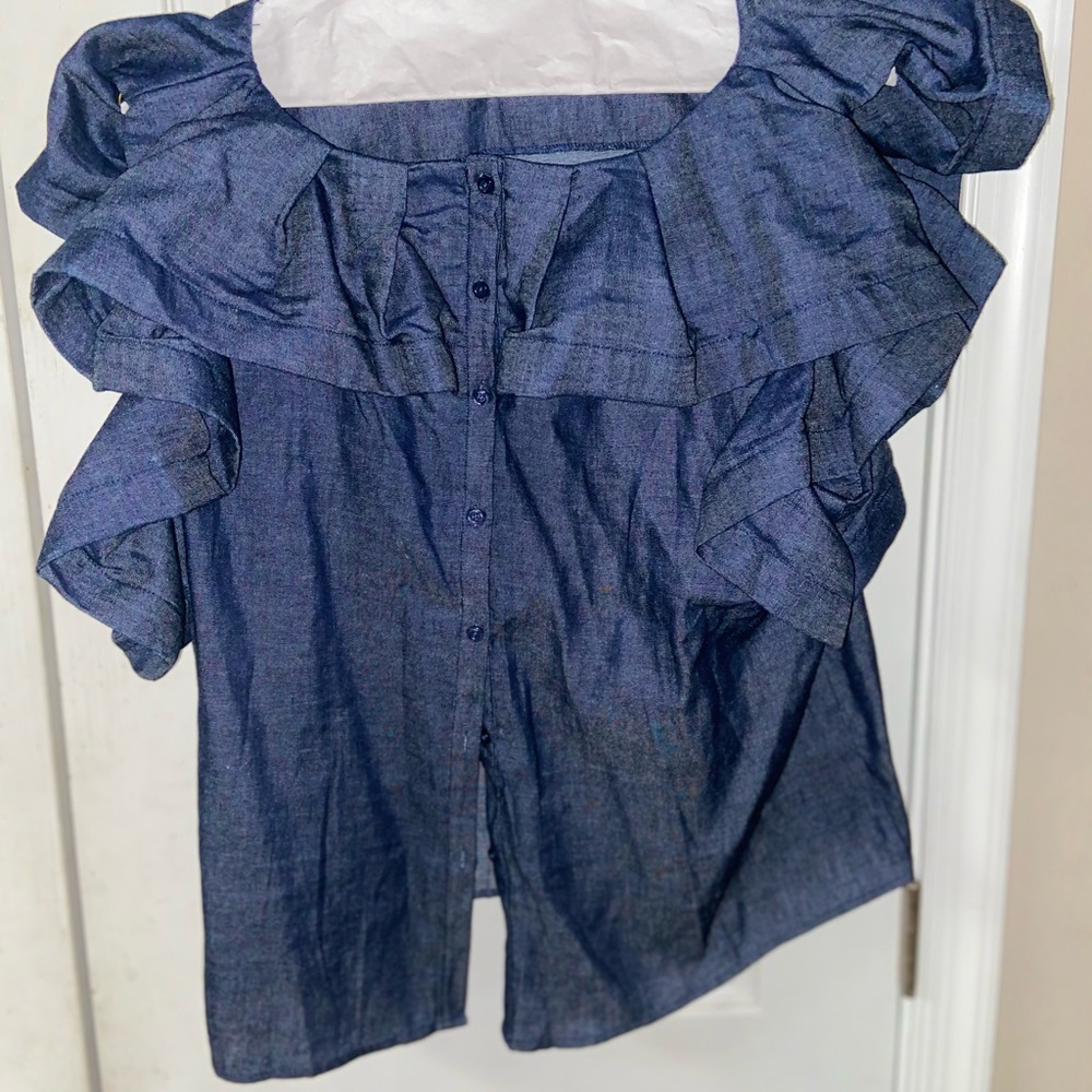 Women’s 3x denim shirt
